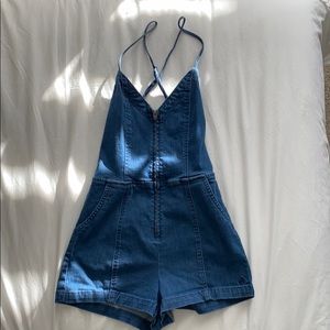Volcom denim romper